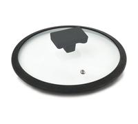 Ghidini coperchio vetro 30 cm bordo silicone foro antivapore