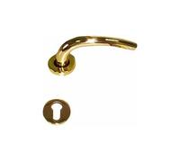 GHIDINI Maniglia Milena Ottone Lucido Rosetta 8 Yale - 55744285501