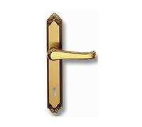 Ghidini-Maniglie Maniglia Lady C/Placca Yale Ottone Fume' (Ex.1710009)