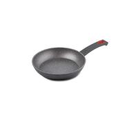 Ghidini Cipriano Padella VIVÀ 2246 Antiaderente Alluminio Induzione 24 cm Grigio e Rosso