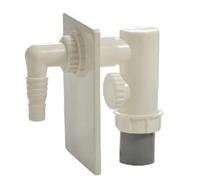 Ghidini SIFONE Incasso Lavatrice in PP con Piastra ABS Diametro 40