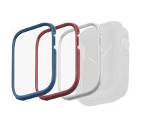Ghiera 3 in 1 UNIQ Moduo per Apple Watch Series 4, blu, rosso e bianco