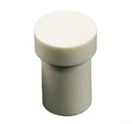 Ghiera bianca per stecca da biliardo, diametro superiore 13,3 mm, non filettata, in plastica ABS, collare di ricambio compatibile con Juma per stecche (altezza 20,4 mm)