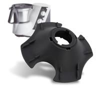 Ghiera Bimby TM21 | Ricambio Bimby TM21 Totalmente Compatibile, Essenziale per Aggancio Gruppo Coltelli al Boccale, in Plastica di Grado Alimentare, Montaggio Facile e Veloce