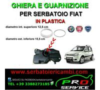 GHIERA e GUARNIZIONE X POMPA CARBURANTE benzina FIAT PANDA 1200 (NO 750 900)