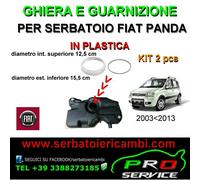 GHIERA e GUARNIZIONE X POMPA CARBURANTE benzina FIAT PANDA 1200 (NO 750 900)