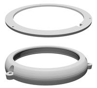 Ghiera Faro per BMW HP2 Enduro 5.75 Pollici Supporto LED Angel Eyes