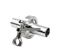 Ghiera for tubo flessibile OD 8 mm OD 50,5 mm + Tri Clamp + Guarnizione in silicone Acciaio inossidabile SS304