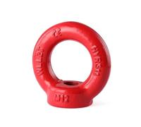 Ghiera girevole for carichi pesanti in acciaio legato con bullone a occhiello rosso M6-M30(Nut(G80),M12-1pcs)