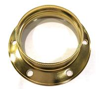 GHIERA IN METALLO E27 ORO DIAMETRO 6 CM