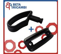 Ghiera + Maniglia Sgancio Sedile Fiat Panda 141 Mostrina Leva Nera Dx=Sx Kit
