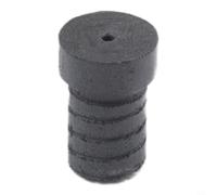 Ghiera per stecca da biliardo 133 mm con diametro esterno fenolico o plastica ABS, collare nero bianco 203 mm di altezza per riparazione piscina (nero)