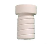 Ghiera per stecca da biliardo 133 mm con diametro esterno fenolico o plastica ABS, collare nero bianco 203 mm di altezza per riparazione piscina (bianco)