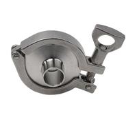 Ghiera sanitaria 3/4" della saldatura dell'acciaio inossidabile 304 con il tri morsetto e la guarnizione per l'infrastruttura del tubo (19MM)