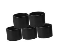 Ghiere per Portalampade in Ferro Nere 1-1/2 Pollici, 5 Pezzi | Filettatura per Base in Ceramica E26 E27, Accessori per Lampade in Metallo, Ricambio per Paralumi