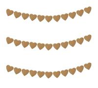 Ghirlanda a Cuore in Juta per San Valentino, Rustica | Preassemblata, Cordino Regolabile, per Arco Feste e Mensole, Stile Rustico Riutilizzabile Tutto L'anno