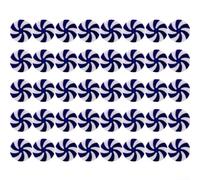 Ghirlanda artificiale di caramelle alla menta piperita per albero di Natale e decorazione della casa con 40 pezzi di caramelle alla menta piperita in plastica per atmosfera festiva (viola)