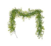 Ghirlanda artificiale di Halloween, 180 cm, con motivo autunnale, crea un'atmosfera calda e accogliente per interni ed esterni, felci artificiali per caminetti, telai di porte, archi nuziali