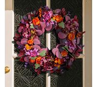 Ghirlanda autunnale floreale, decorazione per la casa, per porta d'ingresso,