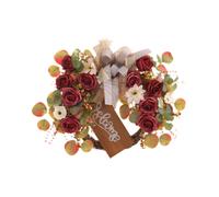 Ghirlanda autunnale per porta d'ingresso Ghirlanda floreale rustica per il