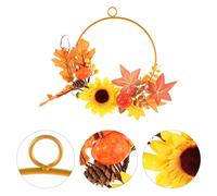 Ghirlanda Autunnale Per Porta Zucche Decorazioni Appendere Porte