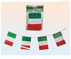 Ghirlanda, Bandiera Italiana, L.: ca. 3 m, con bandiere 21 x 14 cm,