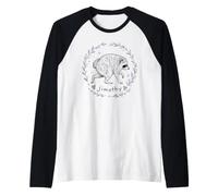 Ghirlanda Botanica Jimothy Viral Seattle Raccoon Maglia con Maniche Raglan