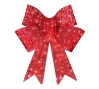 Ghirlanda con | 60 Cm Festone Illuminato,Corona Con Rosso Di Natale - Per La Festa Invernale Il Capodanno Il Tavolo La Camera Da Letto Portico