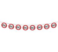 Ghirlanda con segnali stradali 60 anni - 12 metri