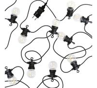 Ghirlanda da giardino a LED, 7,5 m, 10 pezzi.
