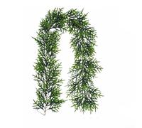 Ghirlanda decorativa natalizia da 200 cm, realizzata in plastica di pino sintetico, adatta per le vacanze in più impostazioni (B)