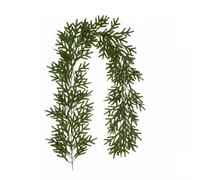 Ghirlanda decorativa natalizia da 200 cm, realizzata in plastica di pino sintetico, adatta per le vacanze in più impostazioni (A)