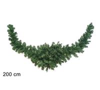 Ghirlanda Decorativa Natalizia Natale Cornicione 200 cm