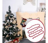 Ghirlanda di bacche rosse da 8,9 piedi, sfondo per le feste, decorazioni