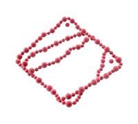 Ghirlanda di bacche - schiuma, 275 cm, bacche di agrifoglio di Natale, design realistico festivo, ghirlanda decorativa per interni ed esterni, decorazione per la casa, ghirlanda invernale per