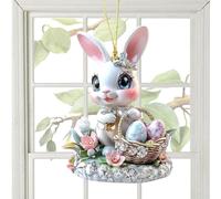 Ghirlanda di benvenuto di Pasqua - Simpatico tema di Pasqua Ghiro di Pasqua - Ghirlanda di porte Garland leggero di coniglio per amici di famiglia Colleghi Pasqua