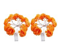 Ghirlanda Di Calendula Con Luci - Corda Di Fiori A LED Artificiale, Arredamento A Batteria | Decorazione Del Festival Di Marigold Illuminato, Feste A Casa Diwali Day Of The Dead Celebration Con