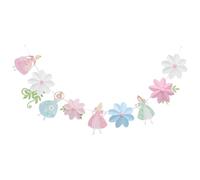 Ghirlanda di Carta Fiori e Cartoni, 2,5m per Compleanno | Facile da Appendere, Atmosfera Elegante, per Camerette, Corridoi e Sfondi Fotografici a Tema Fiaba