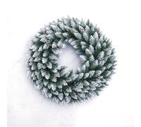 Ghirlanda di cipresso artificiale natalizia invernale Real Touch con pigne per la decorazione da appendere al portico della porta d'ingresso della casa vacanza, cortile interno ed esterno B 60cm