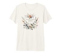 Ghirlanda di Fiori Selvatici Cottagecore Bloom Maglietta Premium