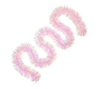 Ghirlanda di foglie per vacanze - 2 striscioni in metallo glitterato decorazione per festa della casa, corda per feste scintillanti, striscioni di ghirlande scintillanti con stile foglia riflessa