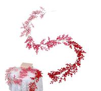 Ghirlanda di frutti di bosco per Natale, decorazione realistica | Ghirlanda di bacche invernali per il, per soggiorno, parete, giardino, esterno, verande, camini, porta d'ingresso