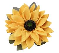 Ghirlanda di Girasole da 15,7 Pollici per Porta - Decorazione Artificiale con Ghirlanda di Girasole Giallo per la Casa, la Festa e la Decorazione della Vittoria - Ghirlanda di