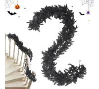 Ghirlanda di Halloween realistica da appendere scena stagionale Prop | Ramoscelli di vite Decorazione di Halloween per ringhiere scale fattoria portico telaio porta finestra tavolo cortile