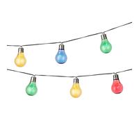 Ghirlanda di Luci LED Lumineo Nero Multicolore Bianco Caldo 4,5 m LED RGB 10