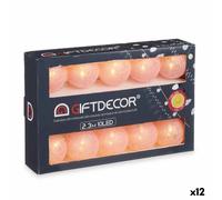 Ghirlanda di Luci LED Sfera Rosa 2,3 m [12 Unità]