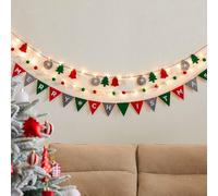 Ghirlanda di luci natalizie a LED con stringa luminosa da appendere per