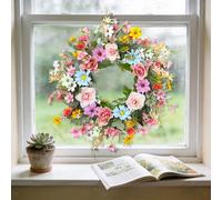 Ghirlanda di margherite per decorare la porta d'ingresso, ghirlanda