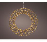 GHIRLANDA DI MICOLED LUCE CALDA CLASSICA 500 LED 38X38X7 CM