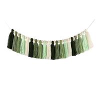 Ghirlanda di nappe di cotone, decorazione colorata per compleanno, arcobaleno bohémien, ghirlanda con nappe colorate fatte a mano, per baby shower, feste di compleanno, aule, dormitori, asili nido